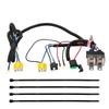 H4 LED Headlights Relay Wiring Harness Kit H6054 7x6 5x7 for Wrangler YJ Cherokee XJ Tacoma