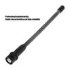 16cm Professional Male BNC Flexible Spring UHF for IC V9 Ham Radio(Black )