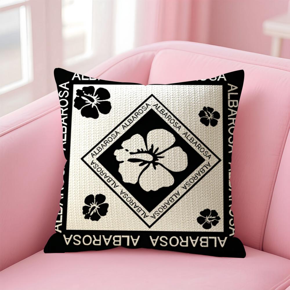 Fashion AALBA RROSA Cushion Cover Comfort Sofa Bed Silky Elegant Invisible Zipper Decorative Holiday Gifts