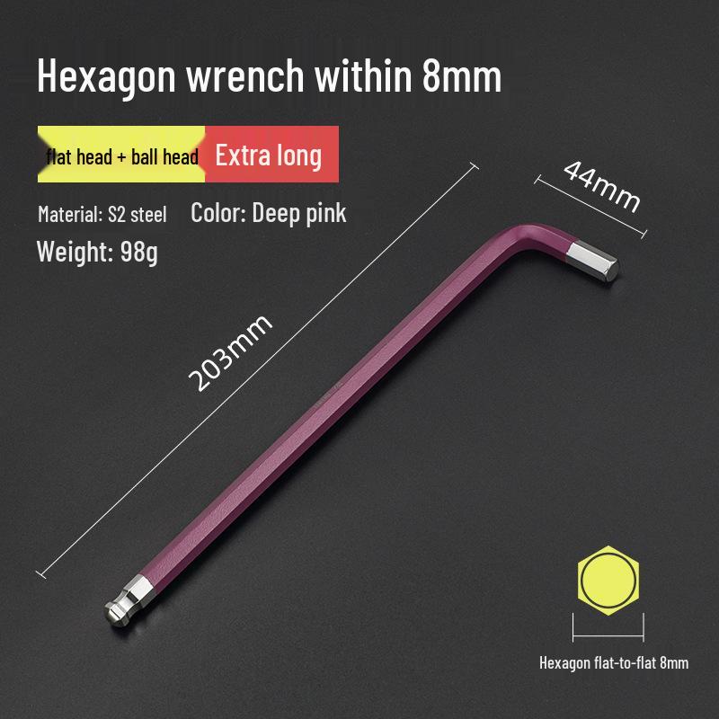 Bangyuan Industriequalität Farbiger Sechskantschlüsselsatz (1.5-10MM)