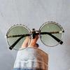 European American Style Sunglasses Women Round Shape Uv Protection Sun Glasses Male Female  Woman Sunglass