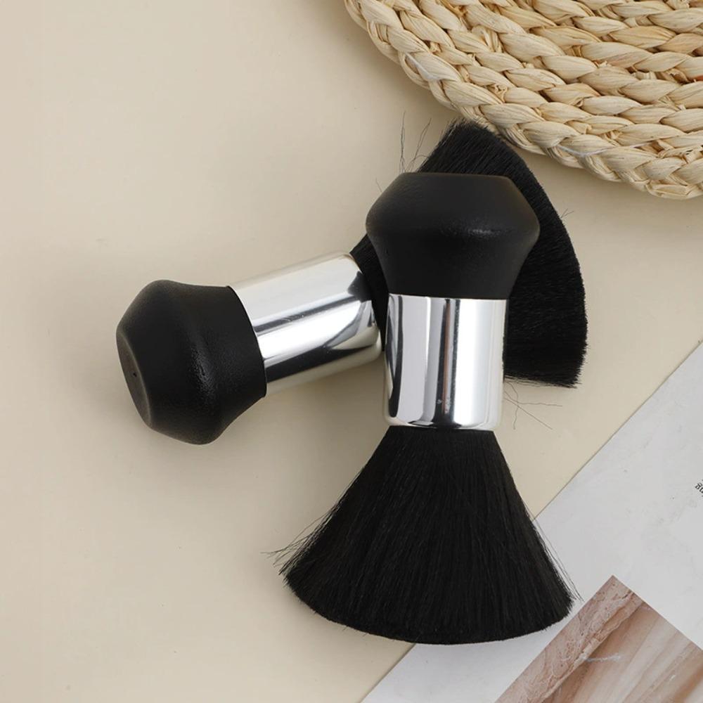 Hairdressing Soft Brush Black Hairdressing Sweeping Neck Hair Cleaning Duster Hair Cutting Brush Barbershop Hair Cut Brush Tools