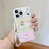 Sweet Cartoon Bear Patchwork Phone Case for iPhone 17, 16 Pro Max, 15, 14
