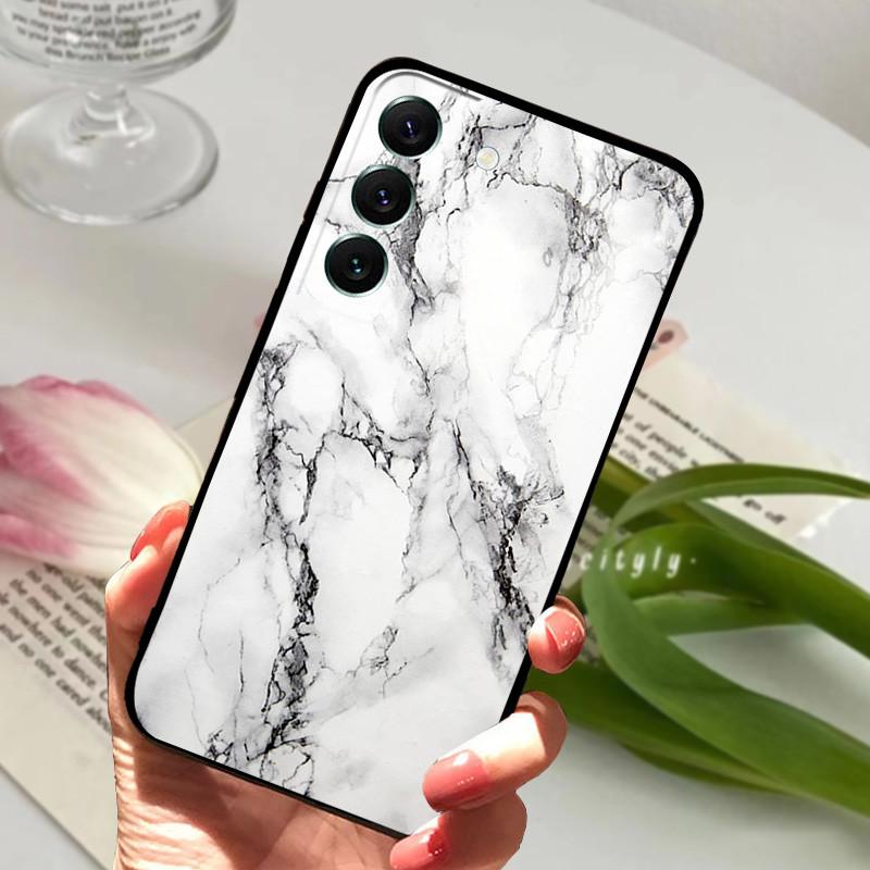 Case For Samsung S22 Fundas S22 Plus 5G Soft Silicone Phone Cover For Samsung Galaxy S22 Ultra S22+ Black Matte Bumper Shell