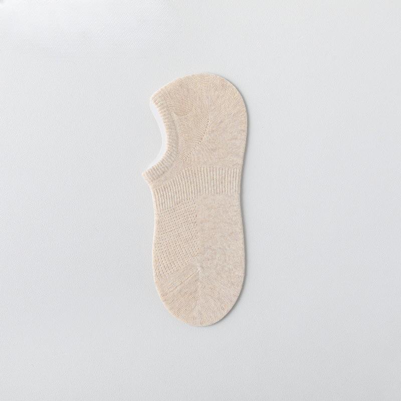 Long-staple Cotton Socks - Children's Thin Style Short Socks - Pure Cotton Boat Socks - Mesh Transparent Socks