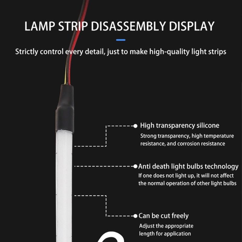 LED Light Strips for Avata 2 Drones Night Flight Warning Light Strips DIY Light Emitting Strips Bluetooth-compatible