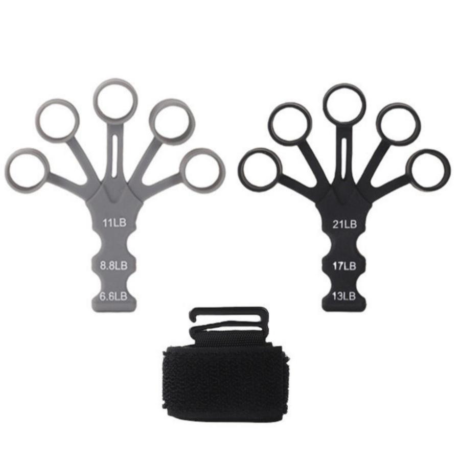 2pcs Hand Grip Strengthener Physical Tools Guitar Finger Trainer Training And Exercise Gym 6th Level Resistance Gripster Expander