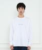 LIMELIGHT APPAREL Embroidered Simple Logo Long Sleeve (White/Blue)