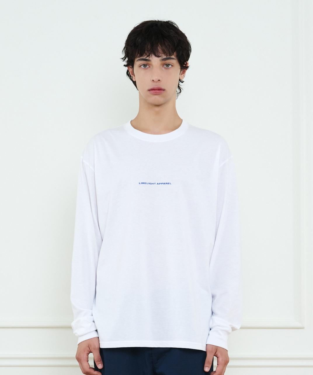 Limelight Apparel Embroidered Simple Logo Long Sleeve (White/Blue) White/Xl