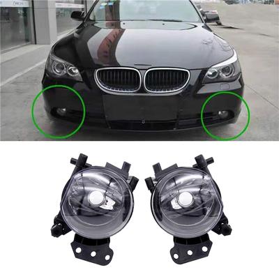 Feux antibrouillard avant de voiture, ensemble de feux antibrouillard halogènes, boîtier de lampes, lentille pour BMW E60 E90 E63 E46 323i 325i 525i