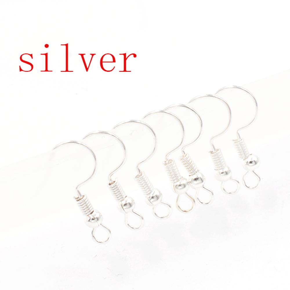 

Крючки для серег Фурнитура Гипоаллергенные Застежки Крючки Фитинги для DIY Изготовления Ювелирных Изделий Принадлежности для Серег-Подвесок серебряный