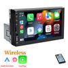 Hippcron 7" 1Din Car Radio Wireless CarPlay Android Auto Bluetooth AUX USB Universal Multimedia MP5 Player Mirror Link Autoradio