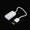 Taşınabilir 3D Sanal Ağ Ses Şarkı Ses Kartı Adaptörü Kablolu USB Kanalı