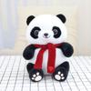 Cute panda doll 8 inch grab machine doll plush toy simulation giant panda dressing doll