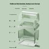 PINYU Covered Kitchen Dish Drying Rack & Storage