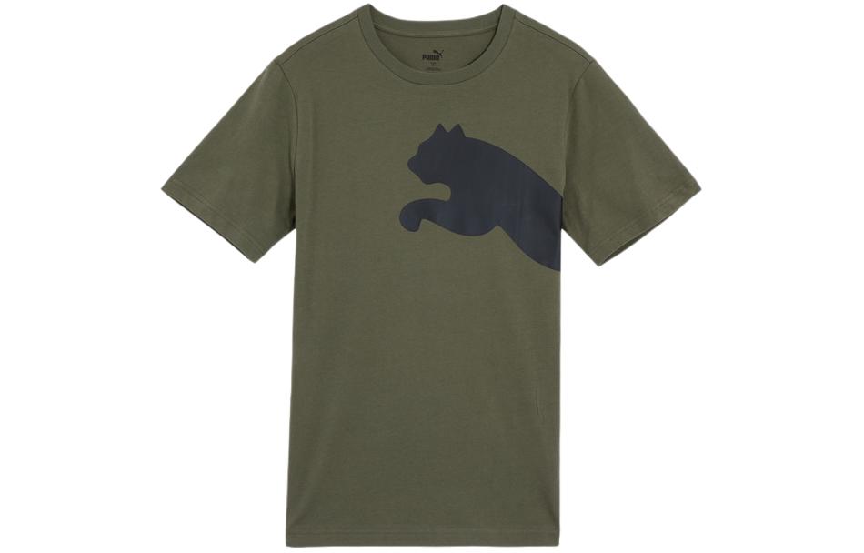 PUMA T Shirts Men's Crew Neck Moderate Straight Fit 678086-04
