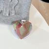 Vibrant Rhombus Heart Magnetic Phone Holder – Transparent, Adhesive, Portable, Perfect for Desktop Drama Viewing