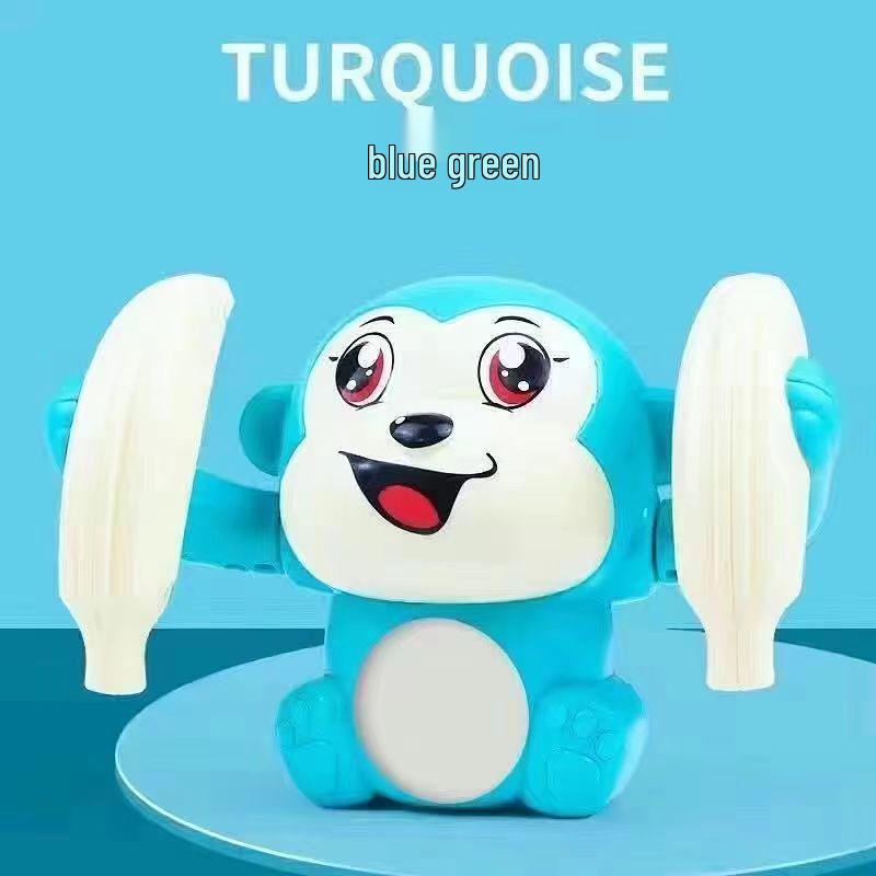 Rolling Voice-Controlled Monkey Doll: Crawling and Somersaulting Toy
