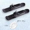 Skiplatte Rollen Kufen Schlitten Skifahren Board Strand Skateboard Schnee Roller Schlitten Laufrad Ski Schlitten Einfach zu installieren