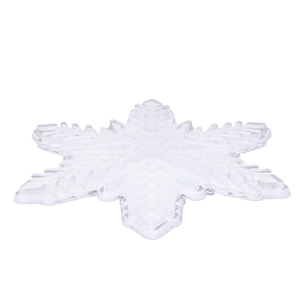 3D Snowboard Stomp Pad Thickened PVC Snowflake Shape Self Adhesive Anti Slip Snowboard Foot Grip for Outdoor Skiing Gear
