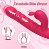 Vibrator G-spot pentru Iepuroaică cu Funcție Telescopică