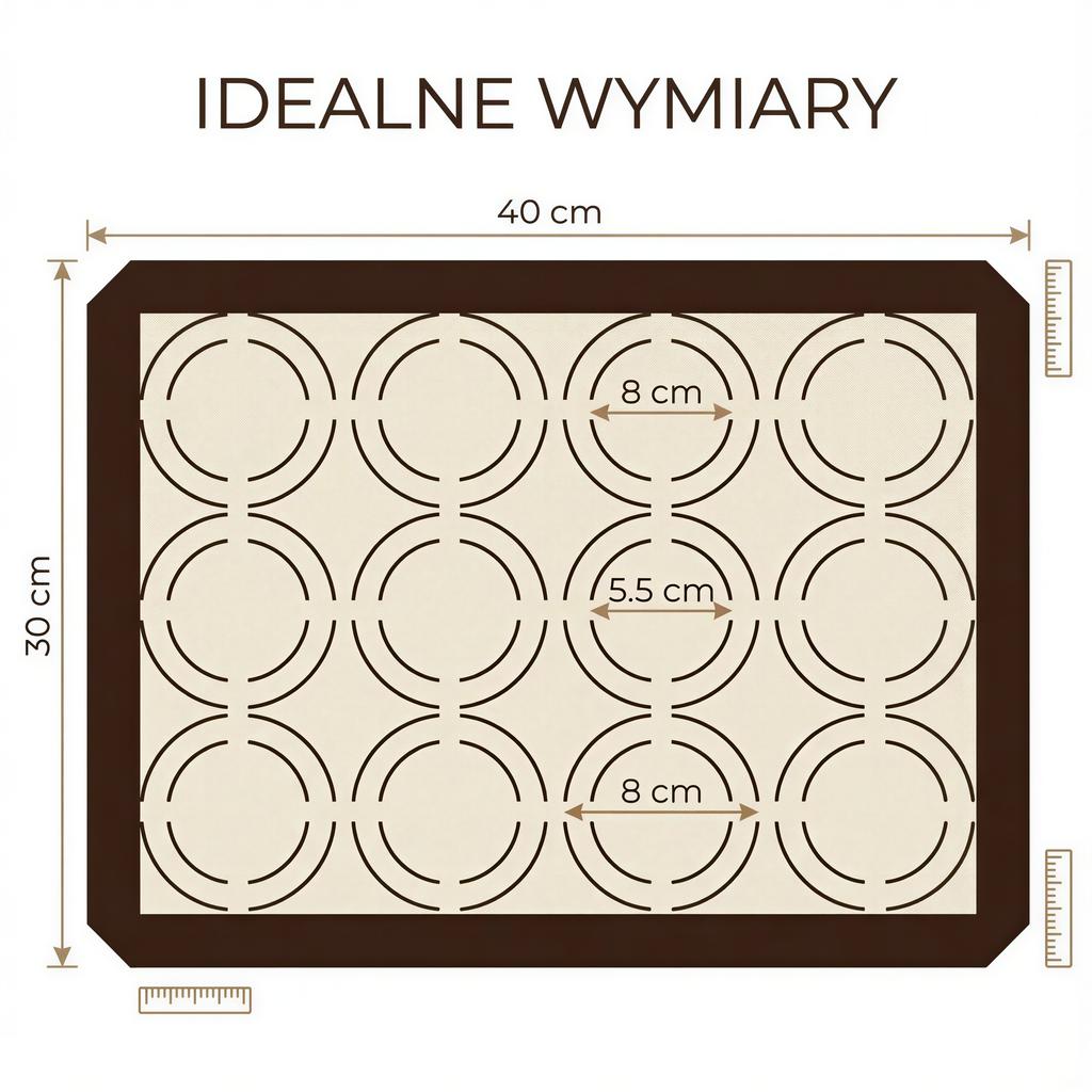 Silicone Baking Mat, Cake Mat, 40x30cm, Reusable