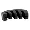 Violin Practice Mute Volume Reduction Rubber Violin Practice Mute for Beginner Music Lovers Black