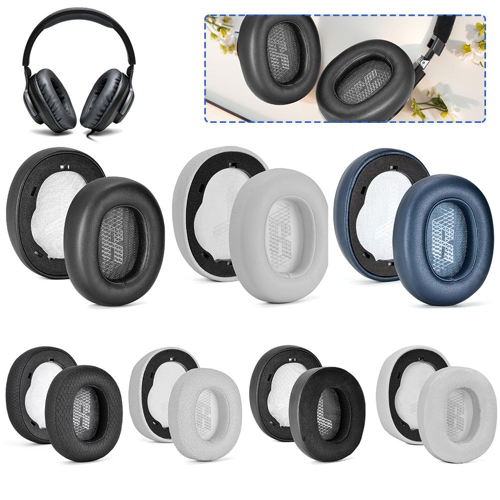 Earpads Replacement Memory Sponge Ear Cushion Protective Cover Ear Pads for JBL E65BTNC Duet NC LIVE650 660 BTNC