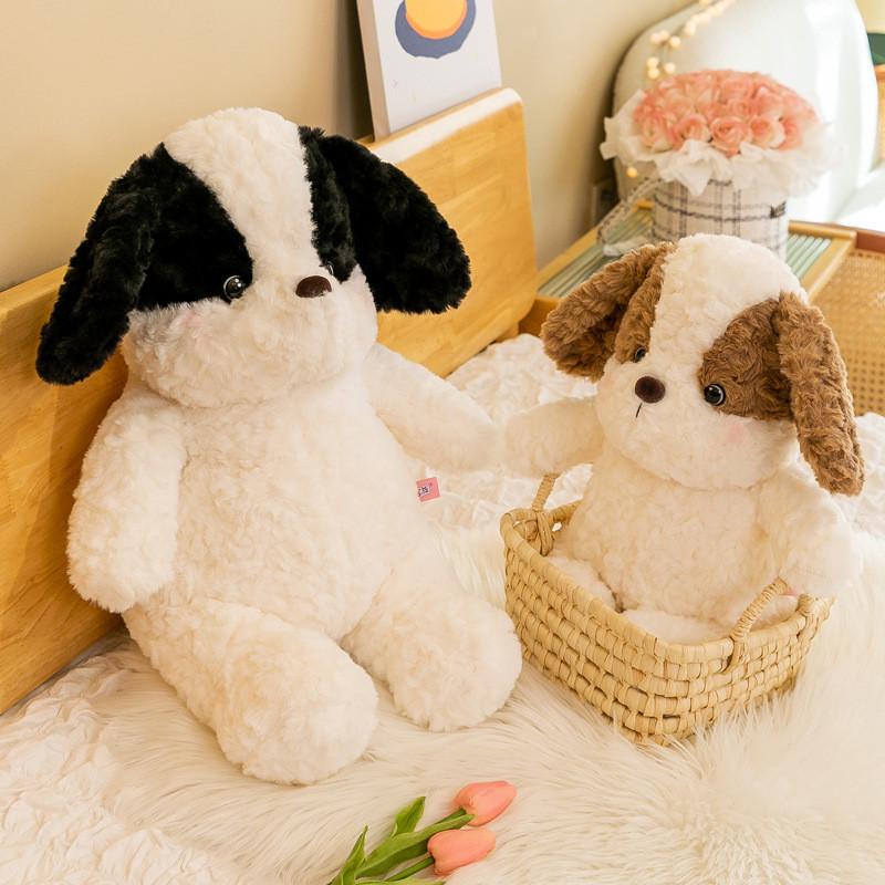 Beagle Plush Toy Cartoon Pet Stuffed Animal Brown Black Children Birthday Gift