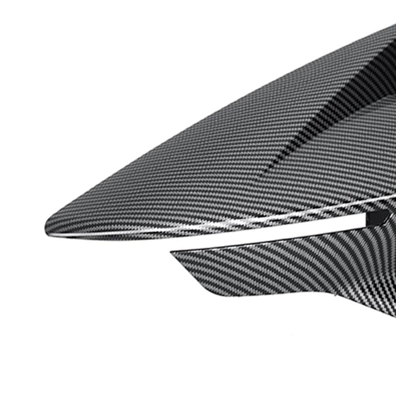 1 Paar Rückspiegelkappe ABS Carbon Schwarz für SEAT Leon MK3 5F ST FR Cupra Ibiza Mk5 Arona KJ7 2017 2018