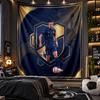 Wandbehang Wandteppich Cristiano Ronaldo Druck Stoff für Wohnzimmer Schlafzimmer Heimdekoration