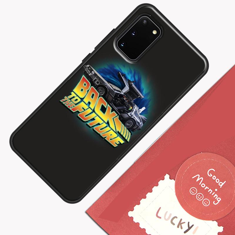 Back To The Future Time Machine Phone Case For Samsung Galaxy S26 S25 S24 S20 S21 S22 S23 Ultra S10 Plus S25 FE Cover Shell