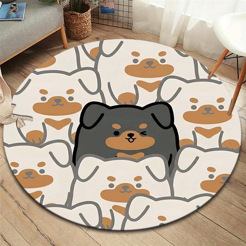 

1Pc Rottweiler Print Flannel Blanket, High quality Comfortable for All Seasons, Home Decor, Warmth and Comfort, Perfect for Christmas Gifts 80cmx80cm
