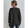 Women S Crew Neck Long Sleeve Pullover Knit Sweater Star Pattern