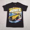 NASCAR Erik Jones Race Car Shirt Joe Gibbs Racing Mens Small Black Double-Sided