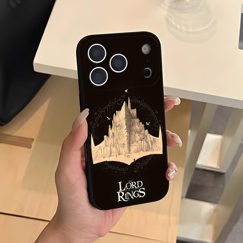 Movie Rings Of The Lords Phone Case For IPhone 17 Air 16 E Pro Max 15 14 13 Mini 12 Pro 11 Max Plus Black Soft Shell