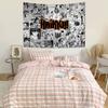 Arazzi Anime di Haikyuu Tappeti Murali Floreali Hippie Decorazioni per Dormitorio Appeso a Parete Decorazioni per la Casa