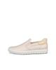 ECCO Soft 7 Casual Sneakers, Genuine Leather, Women's Casual Slip-On Sneakers, Limestone/Straw, Size 24.0 Cm, 3E
