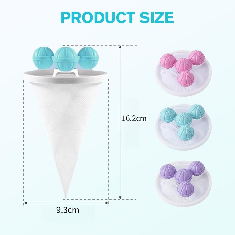 Washing Machine Hair Remover, Reusable Hair Filter, Washing Machine, Net Bag, Lint and Lint, Washing Balls