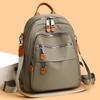 Stylish Nylon Backpack for Women – Lightweight & Water-Resistant Design with PU Accents and Multi-Pocket Storage, Ideal for Daily Use