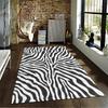 Majestic Lion Portrait with Black Background Printed on Decorative Carpet Design Suitable for use as an anti-slip    for    room and bedroom sofas