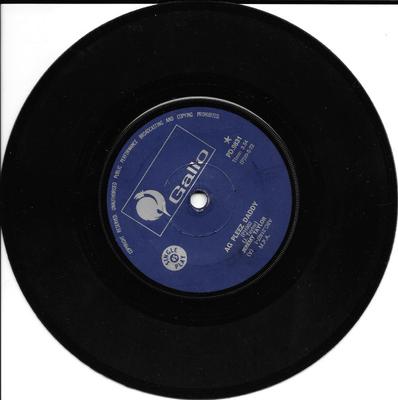 7inch Record JEREMY TAYLOR - Ag Pleez Deddy (Ballad Of The South PD9831 Gallotone 1962 South Afri Folk Used