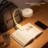 Clip On LED Reading Lamp USB Rechargeable Foldable Eye Friendly Book Light for Backcountry Camping Night Use
