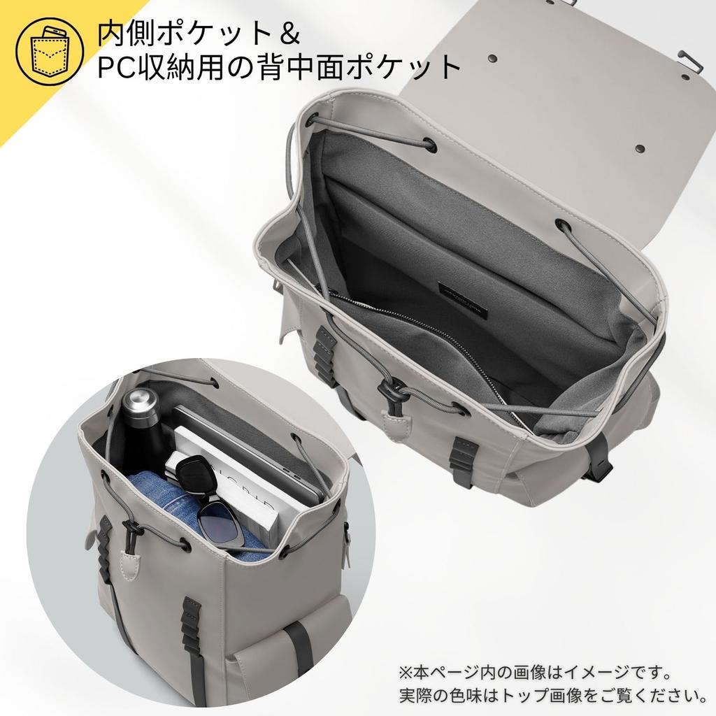 GASTON LUGA Splash Utility Backpack 16" (Latte) - Fits 11-, 13-, or 16-inch PCs and Tablets, Lightweight and Waterproof for Commuting, School, or