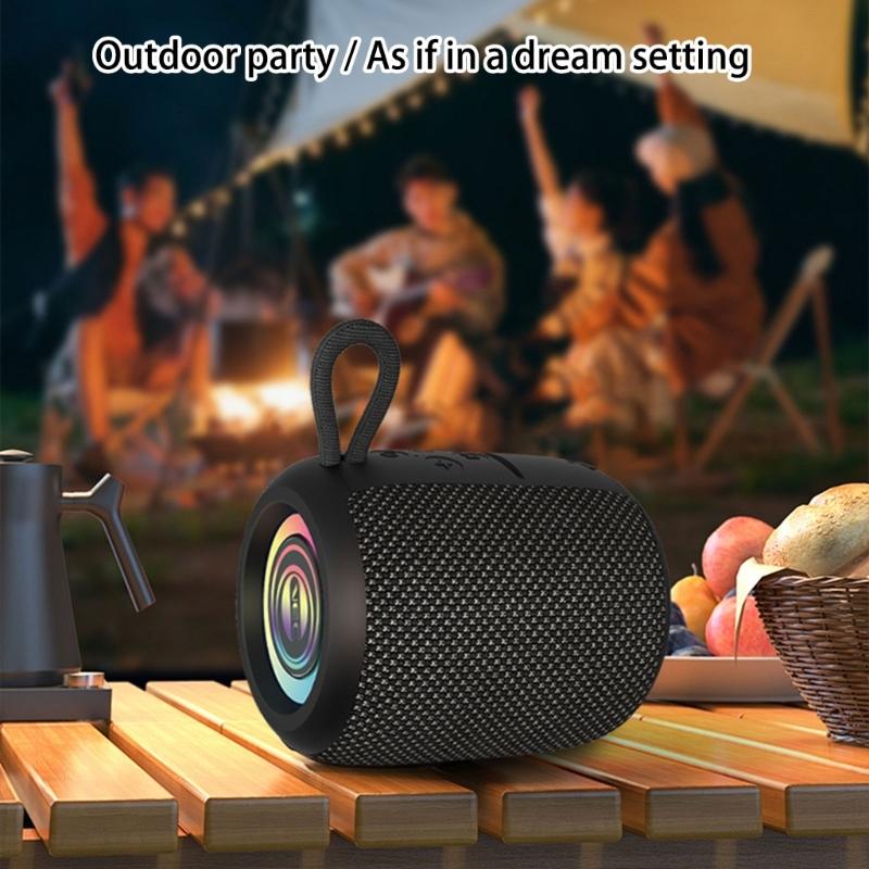 Portable Wireless Bluetooth-compatible Speaker with Premium Output IPX5 Waterproof Memory Card Line Input Long Battery Life for Home and Outdoor tasks