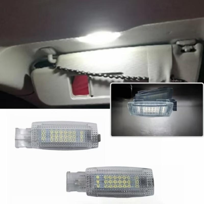 NEW Canbus Dome Ceiling Lamps LED Interior Sun Visor Vanity Mirror Light For VW Golf 4 5 6 7 Passat Jetta Polo Beetle Phaeton