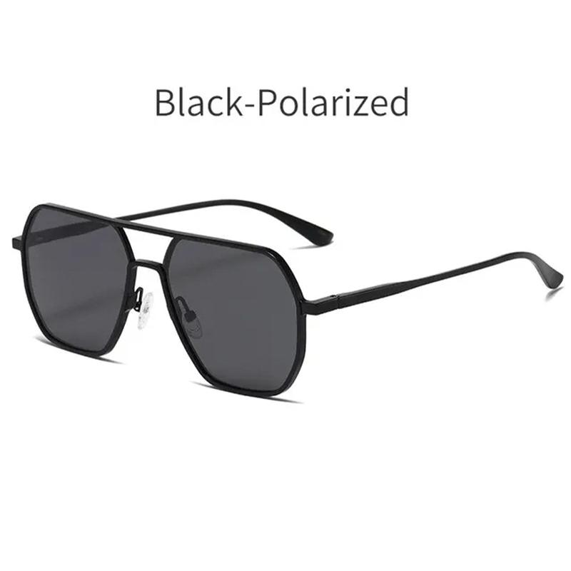 1-2PCS New Fashion Aluminum Photochromic Sunglasses Men Women Polarized Sun Glasses Chameleon Anti-glare Driving Oculos De Sol