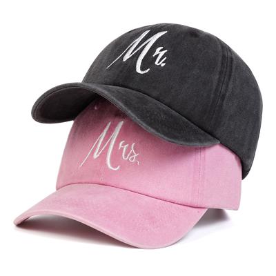 Baseballmütze mit Buchstaben-Waschung, verstellbare Baumwolle, Papa-Mütze, modische Street-Hip-Hop-Caps, Reisehüte