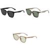 2023gm New Small Face Women's Sunglasses High Fashion Sense Trendy Square Frame Uv Protection Stylish Black Frame Shades Men Hipster