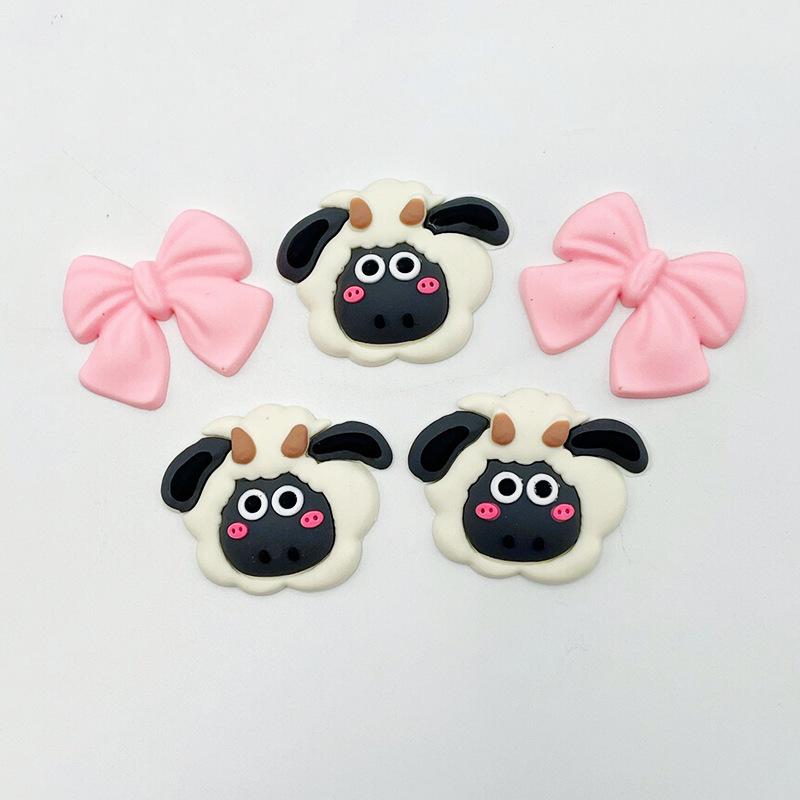 3D Little Sheep PVC Soft Rubber Sticker for Cup, Towel Rack, Storage Box & Decoration